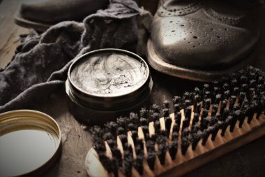 Ayakkabı temizleme bir görüntü