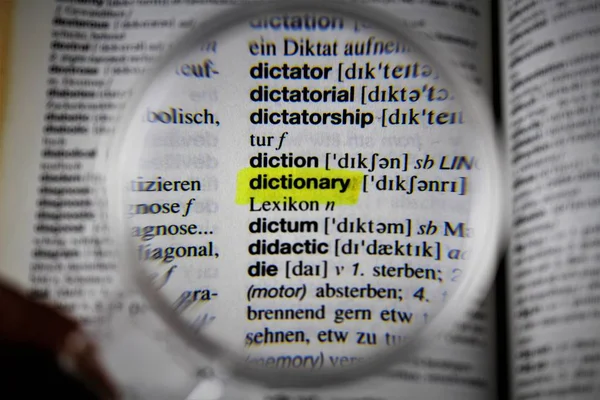 An Image of a lexicon page — Stock Photo, Image