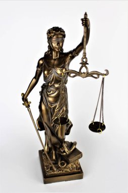 Bir Justitia - hukuk, mahkeme görüntüsünü