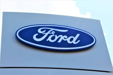 Görüntüyü bir Ford logo Bielefeld/Almanya - 07/23/2017