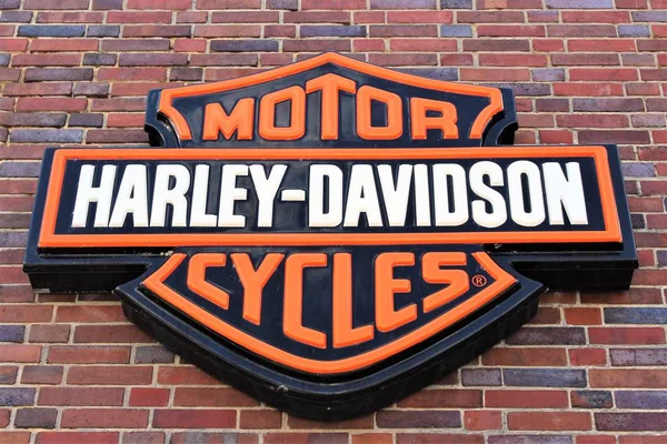 Görüntüyü bir Harley Davidson logo Bielefeld/Almanya - 07/23/2017