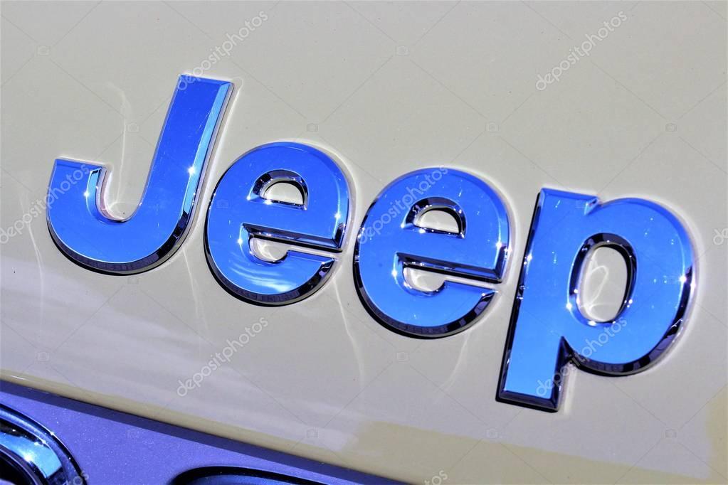 An image of a Jeep Logo - Bielefeld/Germany - 07/23/2017