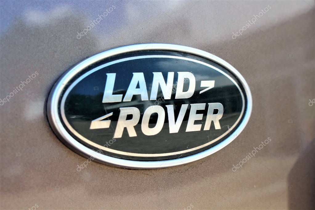 An image of a Land Rover Logo - Bielefeld/Germany - 07/23/2017