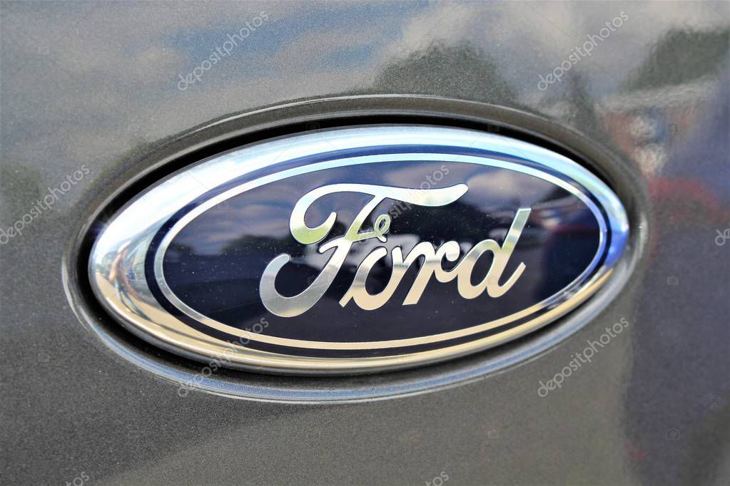 An Image of a Ford logo - Bielefeld/Germany - 07/23/2017