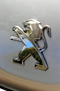 Peugeot logosu Bielefeld/Almanya - 09/16/2017 görüntüsünü