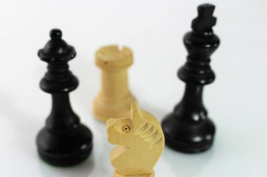 Kavram görüntüsünü satranç figürleri