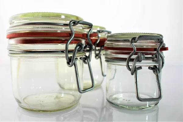 Uma imagem de jarro vazio - vidro — Fotografia de Stock