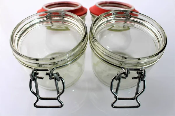 Uma imagem de jarro vazio - vidro — Fotografia de Stock
