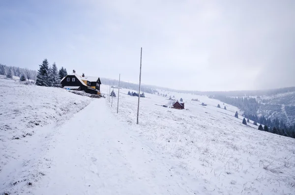 Winter im Karkonosse-Gebirge — Stockfoto