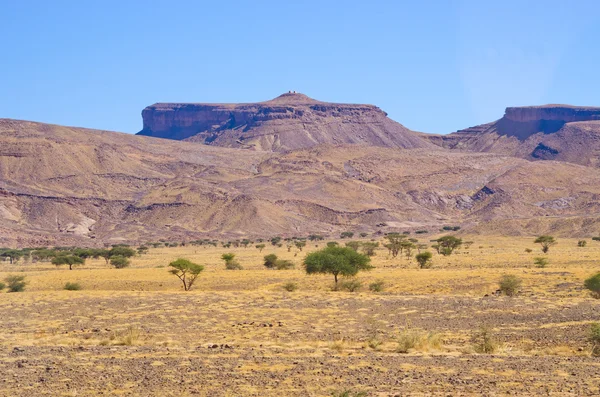 Dry  hills of Morocco — Stock Photo, Image