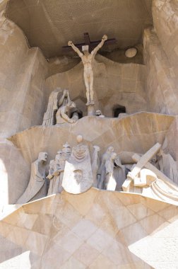 Sagrada Familia Kilisesi - Barselona, İspanya, heykelleri