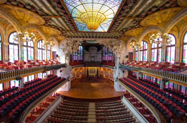 Palau de la Musica - Barcelona, İspanya