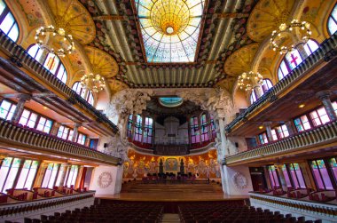 Palau de la Musica - Barcelona, İspanya