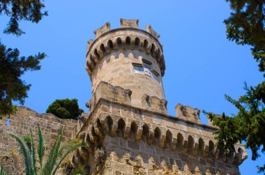 Büyük antik duvarlar, Rodos'un şehir, Yunanistan