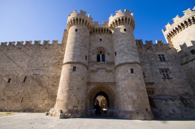 Palace Grand Master şövalyeler Rodos - Yunanistan