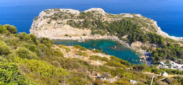 Anthony Quinn Bay sull'isola di Rodi, Grecia — Foto Stock