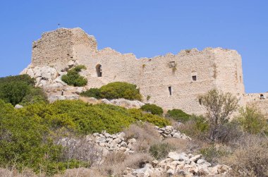 Kritinia kale Rhodes island, Yunanistan