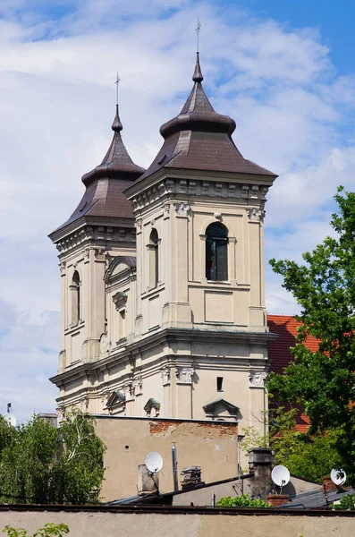 Leszno, Polonya eski kilise — Stok fotoğraf