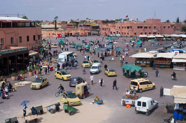 Piazza Djemaa el Fna, Marrakech — Foto Stock