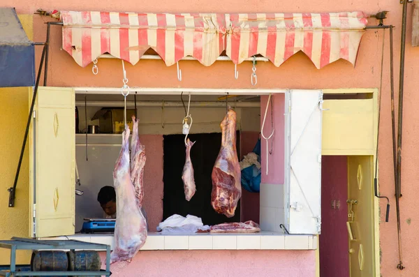 Viande sur le marché — Photo