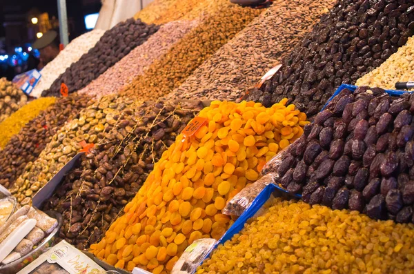 Varer på markedet i Marrakech, Marokko - Stock-foto