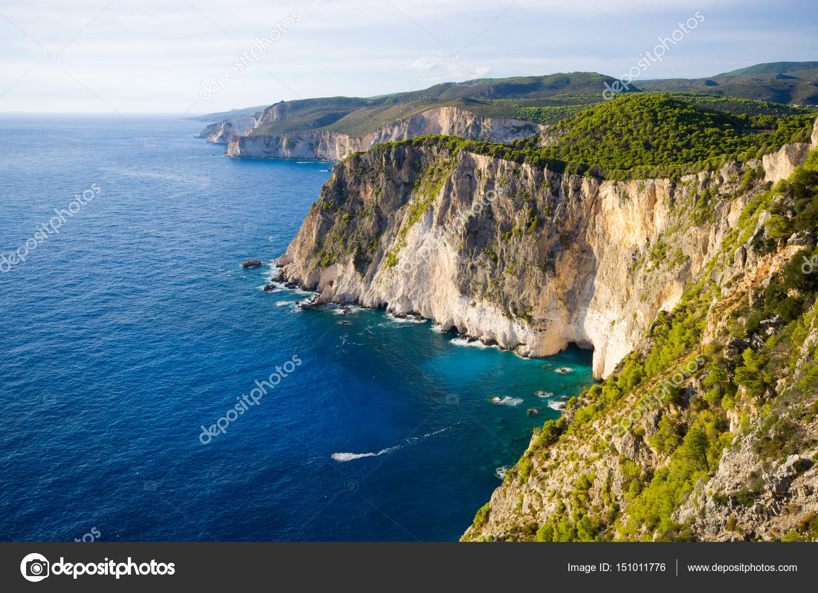 Cliffs of Keri, Zakynthos, Greece — Stock Photo © ccat82 #151011776