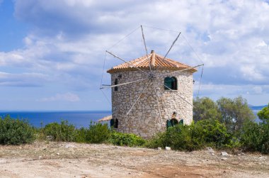 Zakynthos ada, Yunanistan yel değirmeni