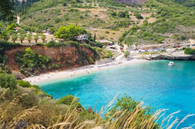 Makris Gialos bay, Zakynthos, Yunanistan