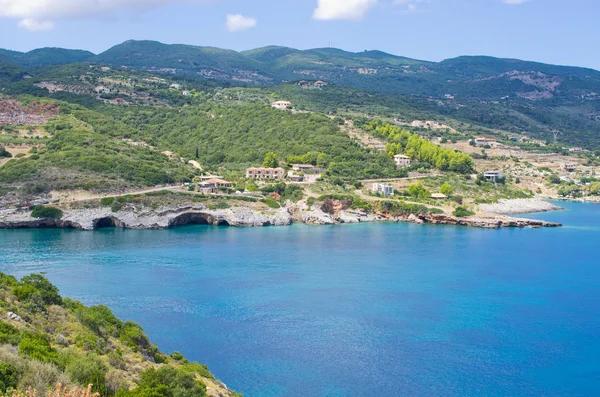 Makris Gialos bay, Zakynthos, Grecja — Zdjęcie stockowe