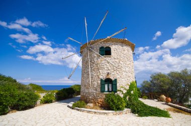 Zakynthos ada, Yunanistan yel değirmeni