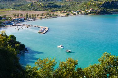 Limni Keriou bay, Zakynthos, Yunanistan