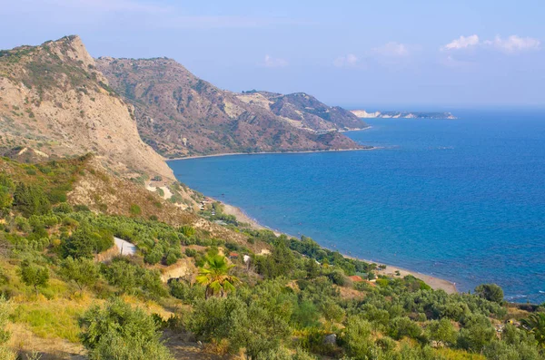 Linha costeira da ilha de Zakynthos, Grécia — Fotografia de Stock