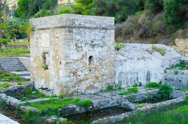 Старая каменная часовня на острове Закинф, Греция — стоковое фото