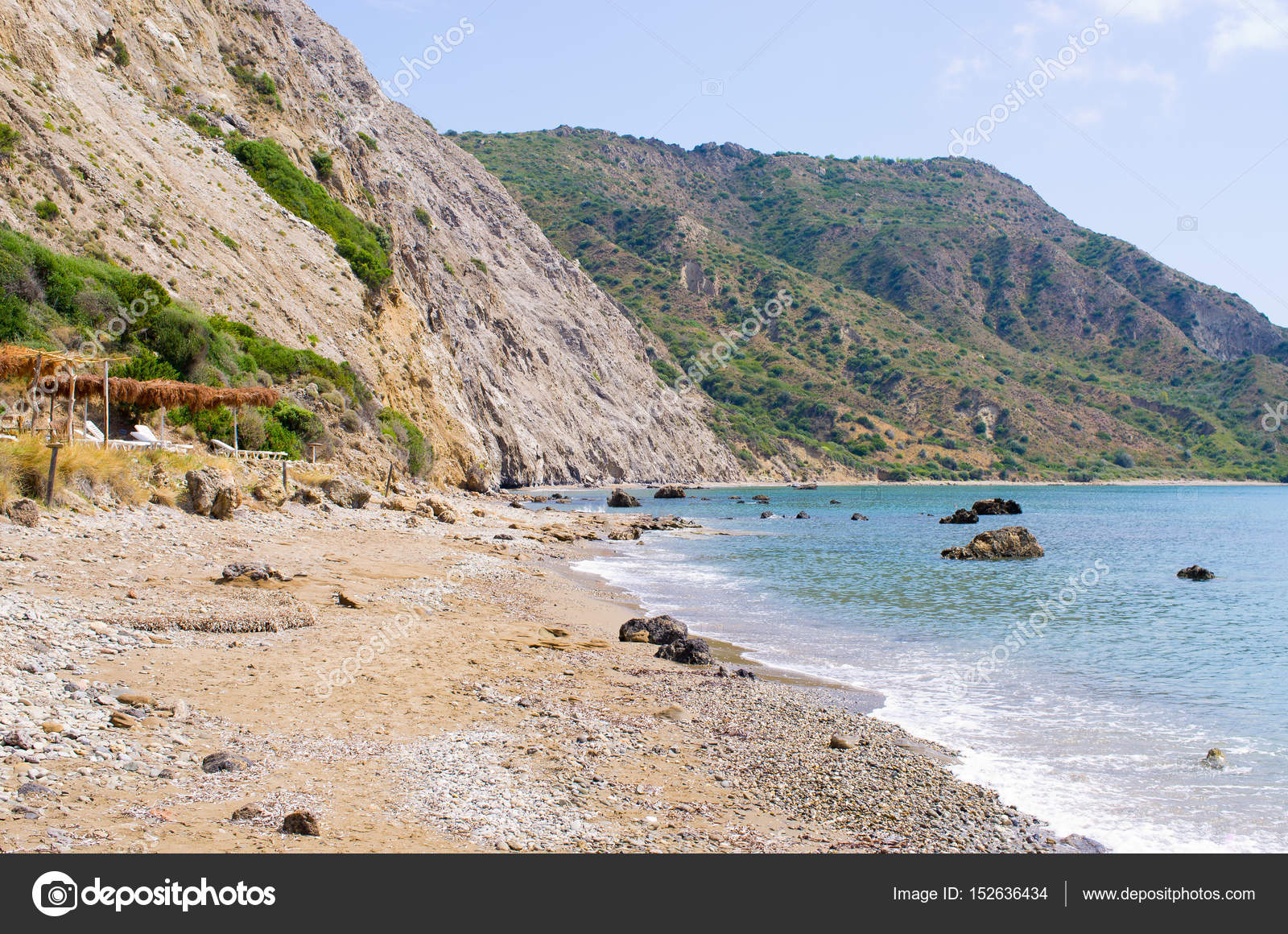 Spiaggia Di Porto Roma Sullisola Di Zante Grecia Foto