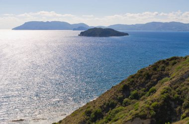 Zakynthos sahil Adası yaz aylarında, Yunanistan