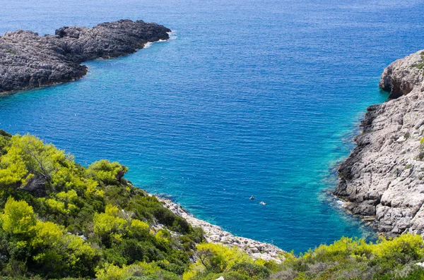 Costa da ilha de Zakynthos durante o verão, Grécia — Fotografia de Stock