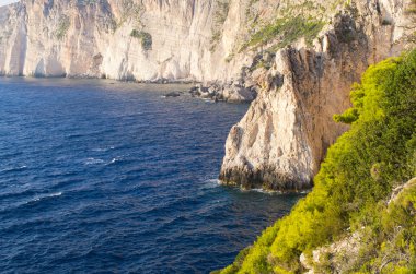 Zakynthos kayalıklarla Adası, Agalas, Yunanistan