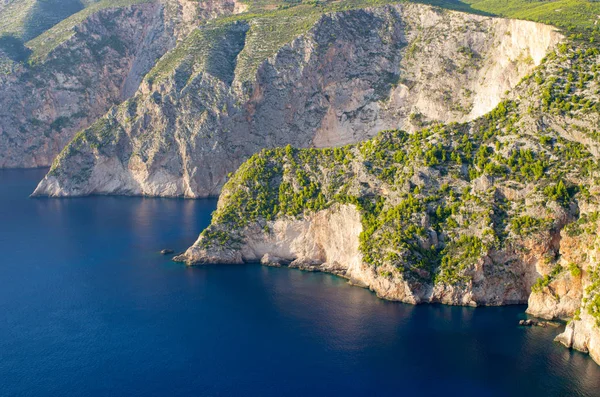 Klify z Zakynthos island, Grecja — Zdjęcie stockowe