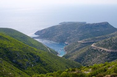 Porto Vromi bay adada Zakynthos, Yunanistan