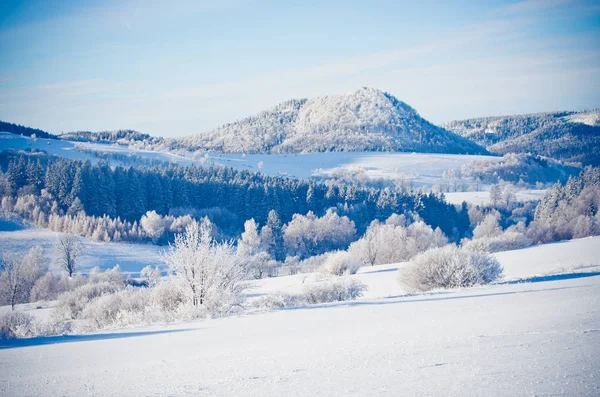 Paesaggio invernale in Polonia — Foto Stock