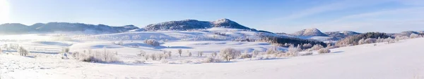 Winterlandschaft in Polen — Stockfoto