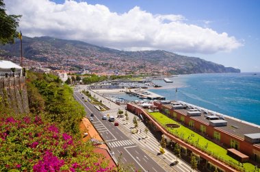 Cityscape Funchal, Madeira, Portekiz