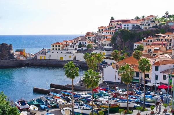 Camara de Lobos village - Madeira island, Portugal — Stok fotoğraf