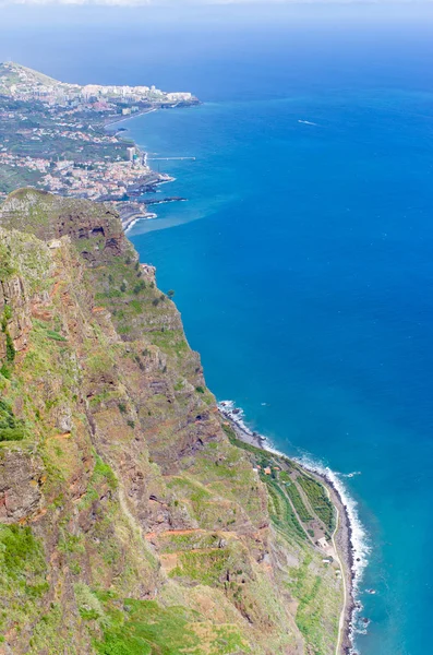 Vista Desde Acantilado Cabo Girao Isla Madeira Portugal — Foto de Stock