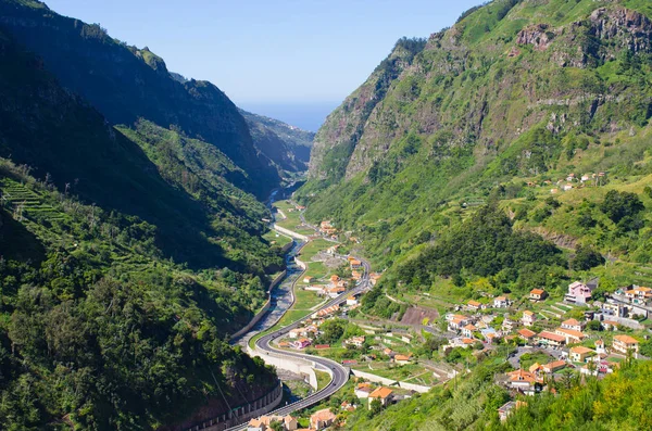 Serra Agua Κοιλάδα Στο Νησί Της Μαδέρας Πορτογαλία — Φωτογραφία Αρχείου