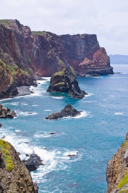 Cliffs Ponta de Sao Lourenco Yarımadası - Madeira Adası
