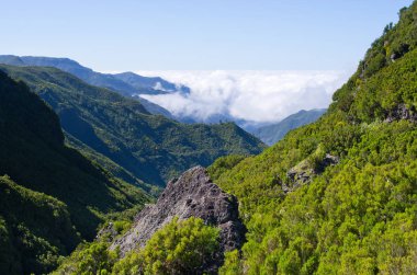 Yatay Tarama ile bulutlar, Madeira, Portekiz