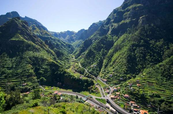 หุบเขา Sierra de Agua บนเกาะ Madeira, โปรตุเกส — ภาพถ่ายสต็อก