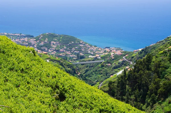 Ampla vista da Levada do Norte - Ilha da Madeira, Portugal — Fotografia de Stock