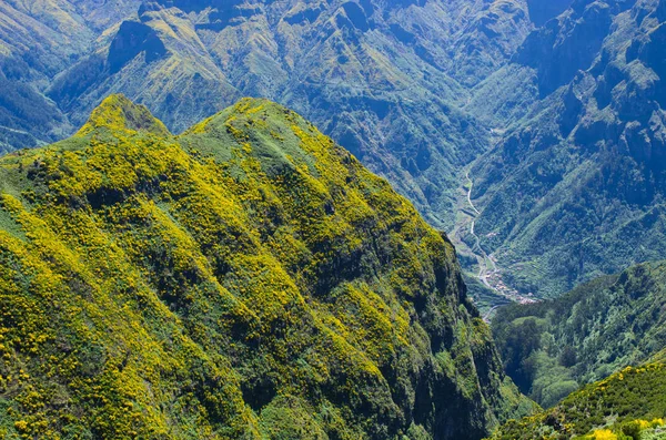 Tiefes Tal auf der Insel Madeira, Portugal — Stockfoto